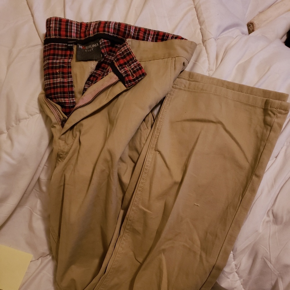 Moshuma khaki pants